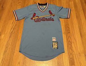 St Louis Cardinals Lou Brock Jersey Cooperstown Collection Majestic Size Small